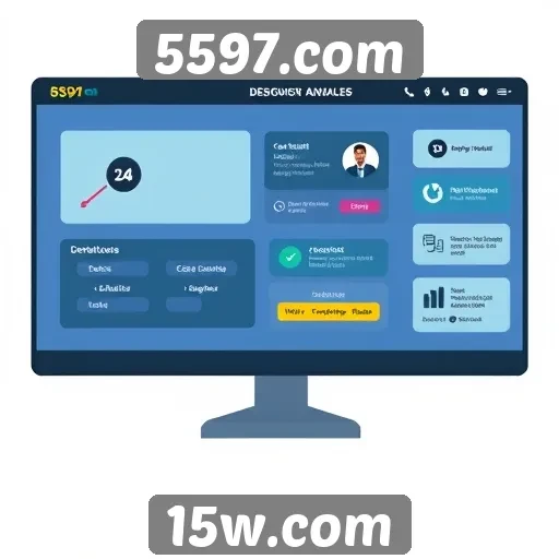 Análise da interface do usuário no 5597.com